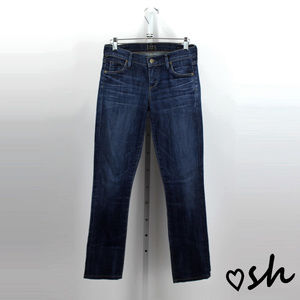 COH Ava Low Rise Straight Leg Dark Wash Jeans - 25